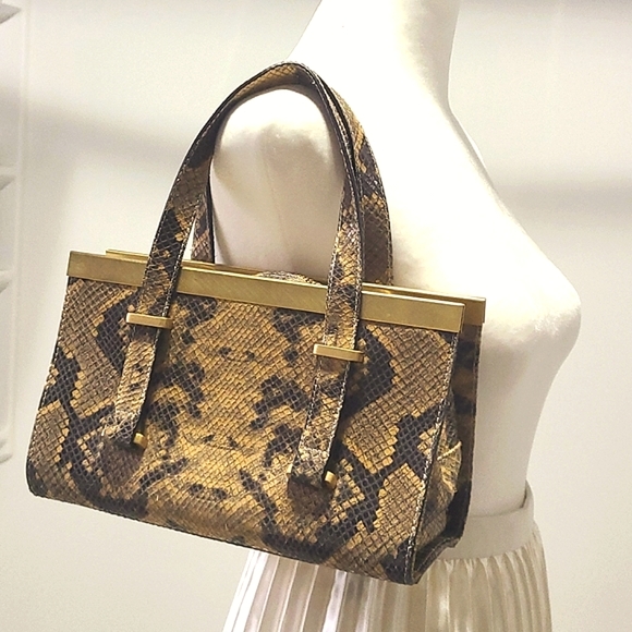 Vittoria Napoli snake print crossbody bag - Picture 3 of 16